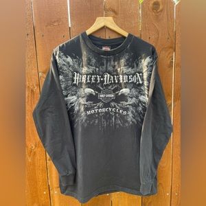 2010 Harley Davidson Chester’s of Jackson Hole Wyoming Long Sleeve T-shirt